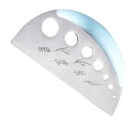 Rose Thorn Remover - 7 Holes Rose Thorn Remover, Stainless Steel 2 in 1 Garden Cutting Tool Chopper for Chefs Men Kale Rosemary Basil Thyme