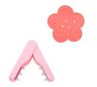 Rose Thorn Stripper Tool 2Pcs Rose Thorn Trimmer ABS Metal Flower Removal Tool Stem Stripper Garden Arrangement Leaf(Pink)
