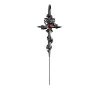 Rose Thorns Heart Studs, Ear Accessories, Black