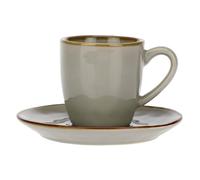 Rose & TULIPANI - Coffee Cup with Saucer Concerto Grey Pearl