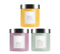 Rose/Vanilla/Sweet Almond Coconut Scented Moisturising Body Cream, Hydrates and Softens Skin, Nourishes Dry Areas on Hands, Buttocks, Legs and Body, Oil-Free Anti-Ageing Firming Formula