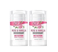 Rose Vanillas Fragrance Stick, Whole Body Deodorant Stick, Solid Perfume Antiperspirant For Women, Refreshing Non-Sticky Formula, For Daily Commuting, Travel, Casual Outings (2)