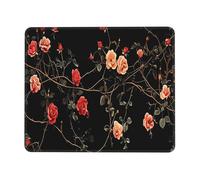Rose Vine Trails Desk Mat Small Mousemat Soft Mousepad For Computer Pc Laptop 25X30Cm