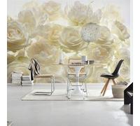Rose Wallpaper Wall Mural 368x248cm flowers bedroom dressing room woman girl