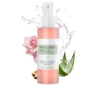 Rose Water Spray for Face,Aloe Vera Spray,Facial Mist Hydrating,Aloe Vera Hydrating Face Toner,Facial S-Pray,Makeup Setting S-Pray,Nourishing Dry Skin,Pore Minimizer,Exfoliating Toner Friendly,120ml