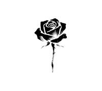 Rose Waterproof Semi-Permanent And Long-Lasting 2 Weeks Temporary Tattoo Stickers For Men And Women Finger Chest Arm Back(1pcs)
