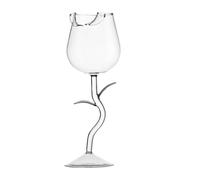 Rose Wine Glass - Elegant Heat Resistant Champagne Glass, Floral Wedding Flute | Romantic Wine Glass for anniversaryy, Decorative Glassware for Special Occasions, Unique Luxury Wine Glass Gift Set