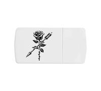'Rose with Arrow' Pill Box with Tablet Splitter (PI00034888)
