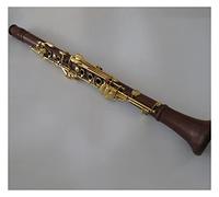 Rose Wooden 18 Key Bb Clarinet With Mouthpiece Gold Lacquer Keys Beginner Clarinet