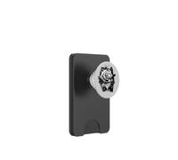 Rose x Spider Black Widow Blackwork PopSockets PopWallet for MagSafe