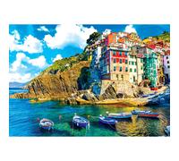 RoseArt - Kodak - Cinque Terre Riomaggiore Village Italy - 1500 Piece Jigsaw Puzzle for Adults