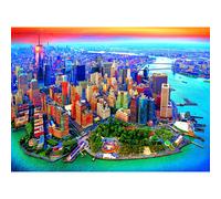 RoseArt - Kodak Premium - Ariel View of Manhattan New York City - 1500 Piece Jigsaw Puzzle for Adults
