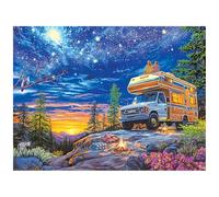 RoseArt - My Happy Place - Camper Night - 750 Piece Jigsaw Puzzle