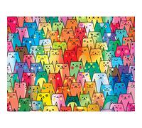 RoseArt Rose Jigsaw Puzzle 1000pc Cute Colorful Cats
