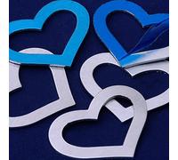 Rosebeading 20pcs tibetara 1 1/4"x1"(32x25mm) aluminum Heart Washer Stamping Blank Heart Tags,Jewelry Tools Stamping Supplies