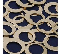 Rosebeading 20pcs tibetara 1 1/8"（27mm） brass Round Circle Pendants Blank Stamping Tags Diy Stamping Jewelry,inner diameter 18mm
