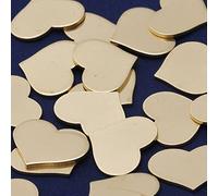 Rosebeading 20pcs tibetara brass 1/2" x3/4"(14x18mm) Heart Stamping Blanks,Diy Stamping Jewelry