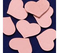 Rosebeading 20pcs tibetara Copper 1/2" x3/8"(14x11mm) Heart Stamping Blanks,Diy Stamping Jewelry