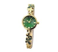 ROSEEONNE Watch Elegant Butterfly Women's Watch Bracelet Gold Tone Wristwatch Luxury Diamond Dress Ladies' Watches is a Great Gift for Women Wrist Watch(Grn)