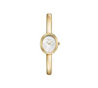Rosefield Bangle Women's Watch White Pearl Dial Gold Steel Bracelet