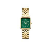Rosefield Boxy XS Emerald Green with Emerald Green dial and 22 x 24 mm Gold case BEGSG-Q050 Stainless Steel.