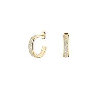 Rosefield Crystal Women's 14K Gold Plated Earrings Hoop