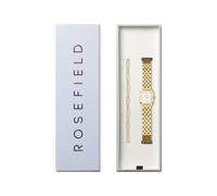 Rosefield Gift Set Women's Boxelle Gold Watch + Paperclip Bracelet