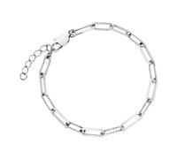 Rosefield Hammered Bracelet 316L Stainless Steel JBHCS-J596 - Woman - 316L Stainless Steel Silver 16 cm