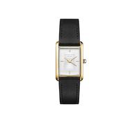 Rosefield - Heirloom Modern White Dial Gold Black Leather - Women