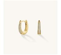 Rosefield Jewellery Crystal Huggies Gold Plated Earrings JECHG-J1027