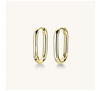 Rosefield Jewellery Large oval Gold Plated Stainless Steel Hoops eelJEOLG-J567