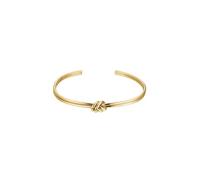 Rosefield Knotted Women's 14K Gold Plated Bracelet Statement Knot Bangle