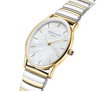 Rosefield Ladies Oval 29mm Watch, Multi-Coloured, Classic