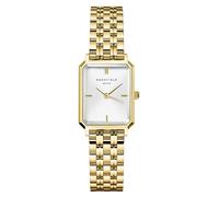 Rosefield Octagon XS (19.5mm) White Dial / Gold-Plated Stainless Steel