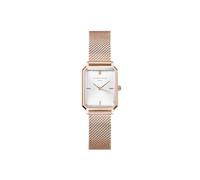 ROSEFIELD Ladies Octagon XS Silver Dial Rose Gold Bracelet Watch OWRMR-O59