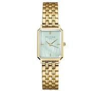 Rosefield Octagon XS Mint Green Dial, 19.5 x 24 mm Gold Case, Stainless Steel & Mint Green, Standard Size, Elegant