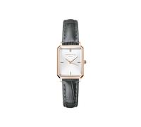 Rosefield - Octagon XS White Grey Leather Rose Gold - Women