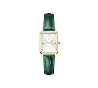 Rosefield Octagon XS Women's Green Leather Watch 24mm