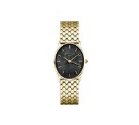 Rosefield Oval Black Gold with Black Dial and 24x29 mm Gold Case OBGSG-OV14 Stainless Steel