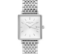 Rosefield The Boxy QWSS-Q08 - Woman - 26 mm - Analogue - Quartz - Mineral Glass Silver 16 mm