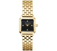Rosefield The Small Edit BBGSG-B08 - Woman - 20 mm - Analogue - Quartz - Mineral Glass Black 20 mm