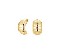 Rosefield Women's 14K Gold Plated Earrings Modern Vintage Striped