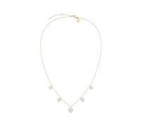 Rosefield Women's 14K Gold Plated Necklace Multi Hearts JNMHG-J1274
