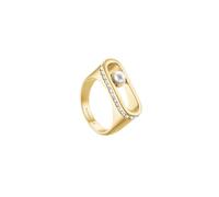 Rosefield Women's 14K Gold Plated Ring Modern Pearl