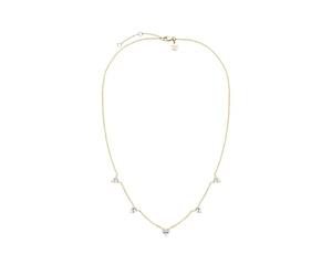 Rosefield Women's Stainless Steel Necklace Row of Hearts