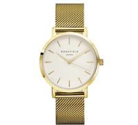 Rosefield Women's Watch The Mercer Gold Round Case - White Dial
