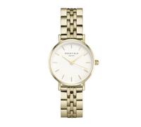 Rosefield Women's Watch The Small Edit Gold Round Case - White Dial 26WSG-267