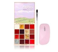 Roseflower 16 Colour Cream Gel Nail Polish Palette - Pro Brush, Art Kit