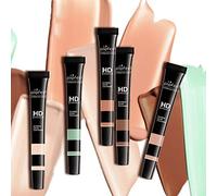 RoseFlower 5 colors Pro Concealer HD High Definition Concealer & Corrector Orange Yellow Green Brone Cream, Waterproof Concealer Creamy Stick Contour Makeup for Dark Circles, Wrinkle,3D Face Creator
