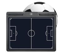 RoseFlower Electronic Football Coach Tactical Board, Portable Soccer Tactics Strategy Blackboard Notebook Clipboard with LCD Writing Tablet with Stylus, Instant Erase - Training Assistant Equipment